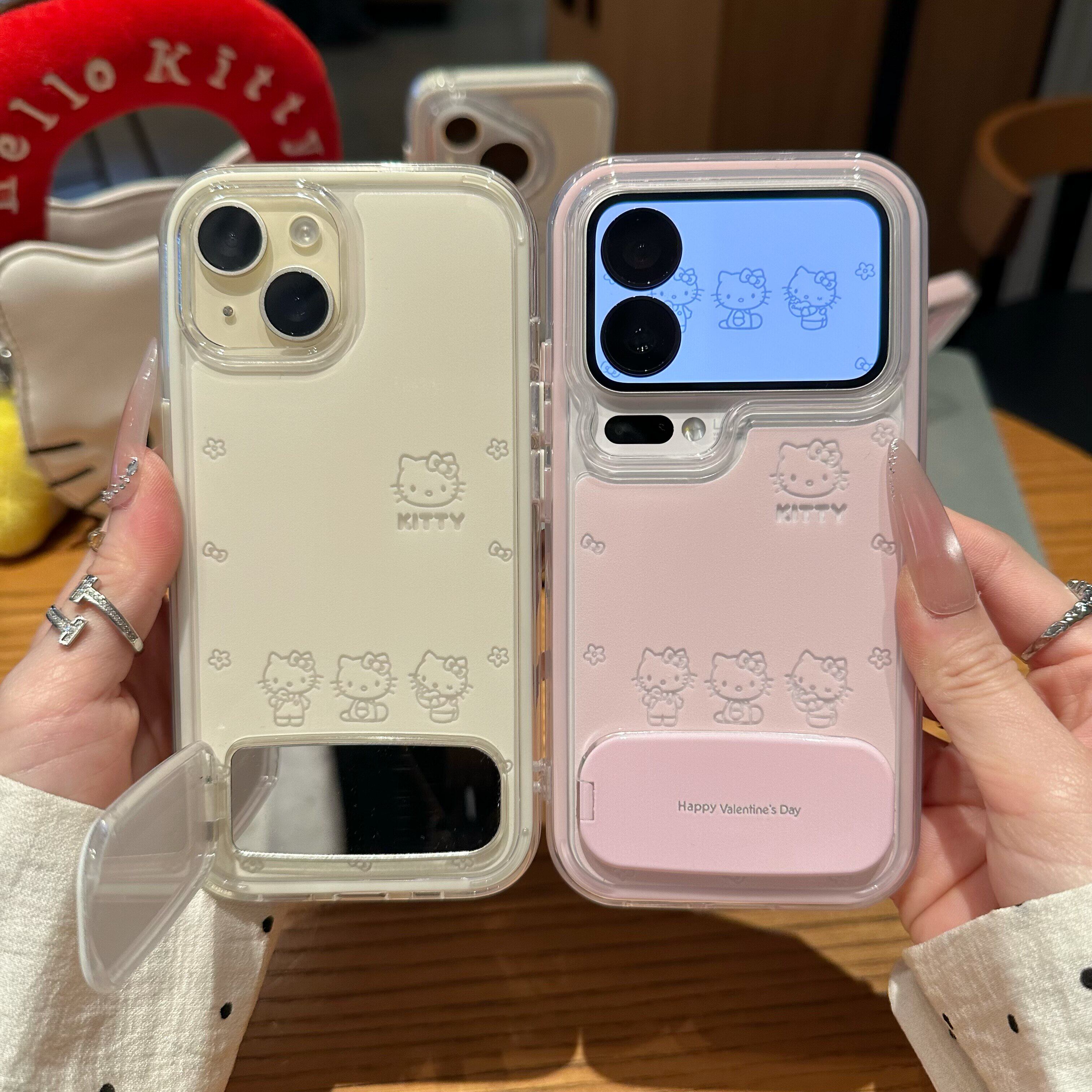 ins风多巴胺适用iPhone17promax手机壳苹果16pro高级感女15plus四只猫咪14/13/12卡通小米17/15红米k70防摔