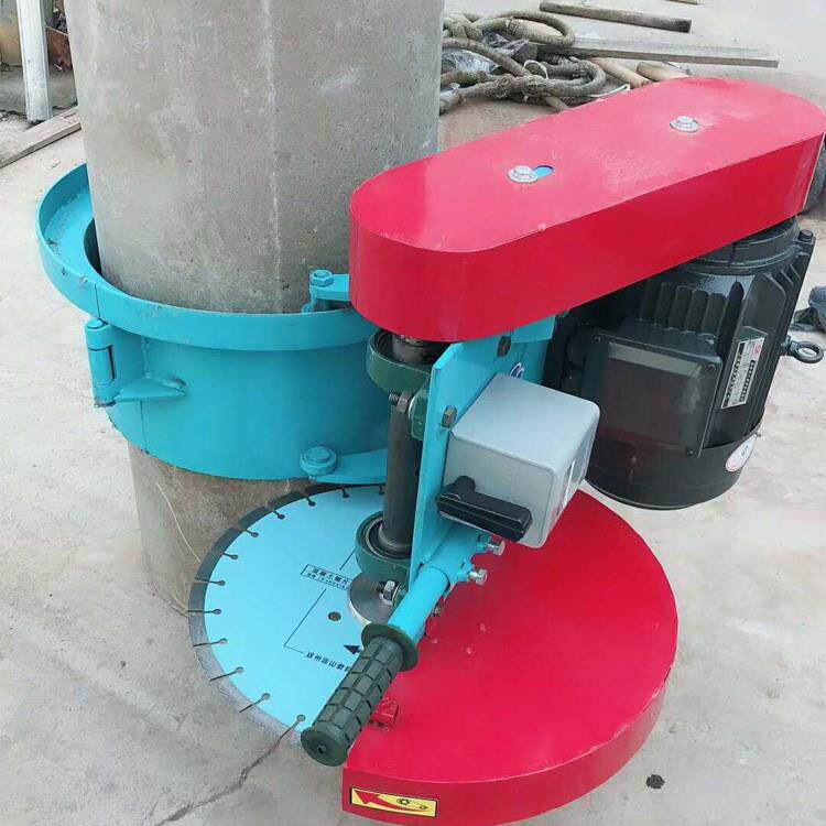 600型抱箍卡箍切桩机 混凝土管桩切割机 破桩截桩割桩机