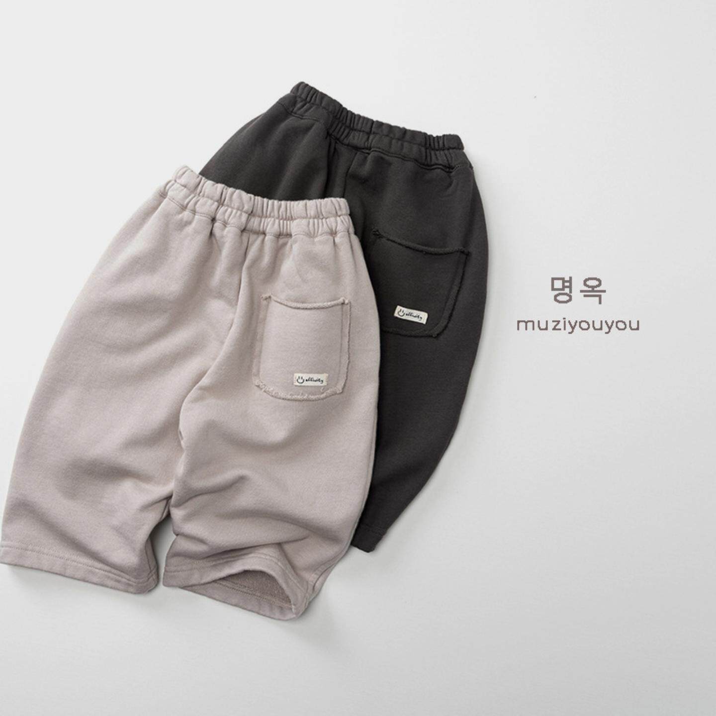 潮流纯棉休闲裤 男童女童秋季宽松韩版百搭运动裤子童装新款