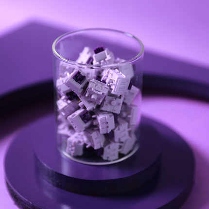 紫烟轴（手润版） 客制化机械键盘轴体 云炬红V2同款模具