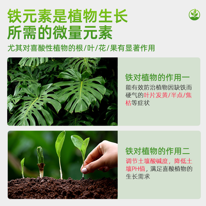 硫酸亚铁花肥料养花铁肥家用盆栽通用型花卉绿植专用颗粒花肥酸性