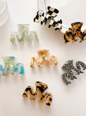 M Shape Hair Claws For Woman Barrettes Hairpins Hair Clips W