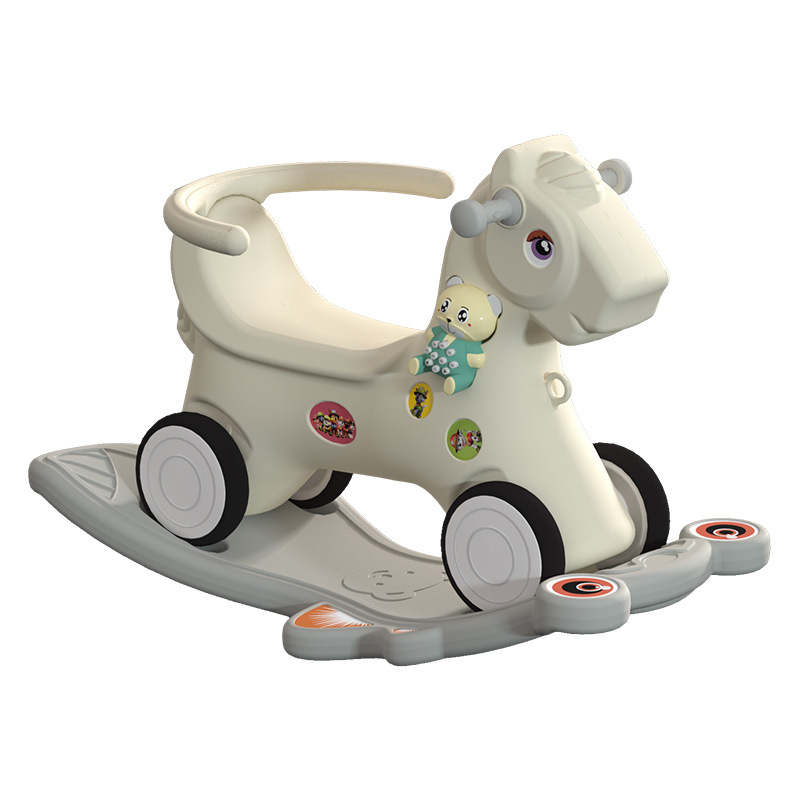 摇摇马木马儿童摇马婴儿宝宝两用溜溜车二合一周岁生日礼物摇摇椅