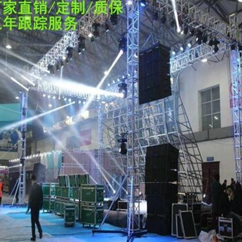 方管背景架桁架热镀锌灯光架婚礼舞台铁架超值舞台板搭建户外快装