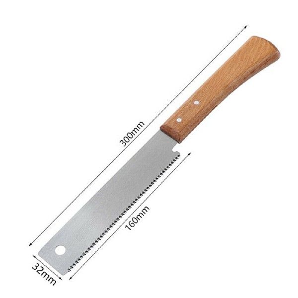 Hand Saw Beech Wooden Handle Fine Cut Household Woodworking