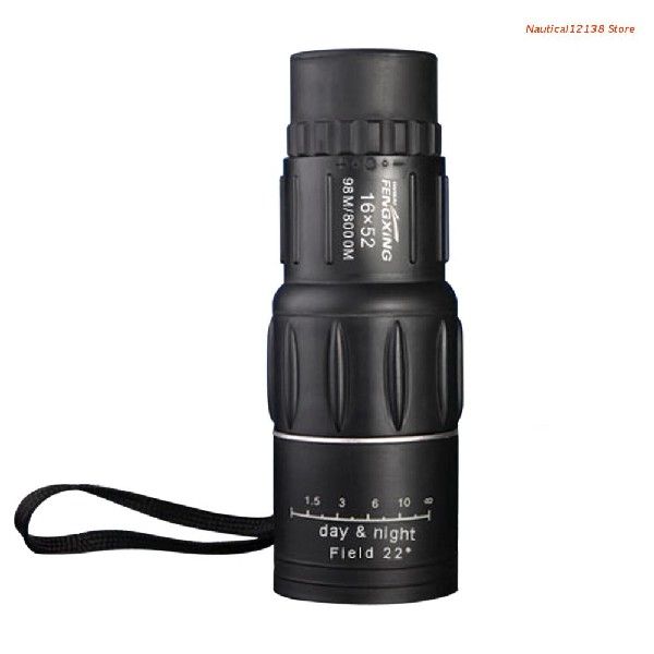 New 16X52 Dual for FOCUS Monocular Telescope 16x Zoom