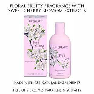 LErbolario Tra I Ciliegi Shower Gel - Nourishes  Moisturize