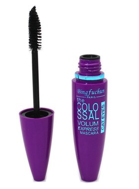 4D Black Silk Fiber False Lash Mascara Colossal Volume Make