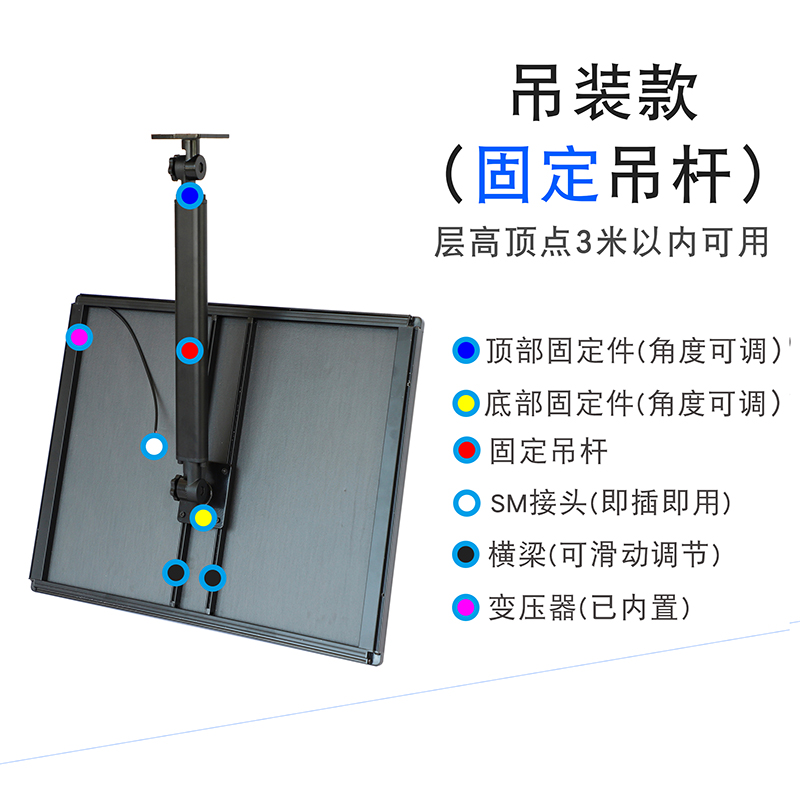 吊挂餐饮价目表灯j箱超薄电视灯箱吊装LE奶茶店点餐发光广告牌悬
