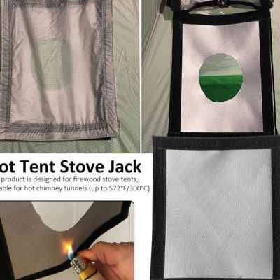 户外野营防火布阻燃耐高温帐篷柴火炉烟囱炉管防火管防烫圈布耐火