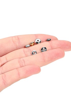 200-400pcs/lot 5 6mm CCB Charm Spacer Beads Wheel Bead Flat