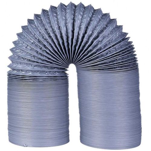 新品海斯迪克HK152排烟管加厚pvc铝箔双层油烟机通风排风伸缩排气