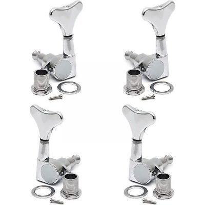 4pcs Bass Guitar-Bass Tuners Chrome Machine Heads Bass