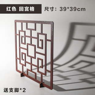 新拍照道具光影神器摄影窗格复古玄关投影装饰创意古典背景板中品