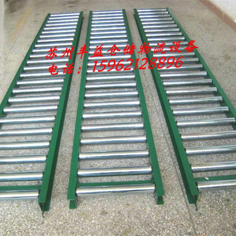 手推式滚筒输送线无动力滚筒输送机流水线辊筒料架电动滚筒货架