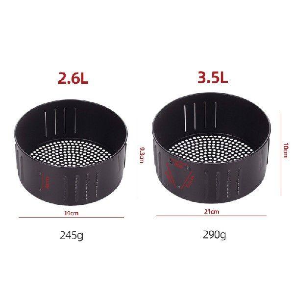 Air Fryer Basket Non-stick Kitchen Roasting Cooking Carbon