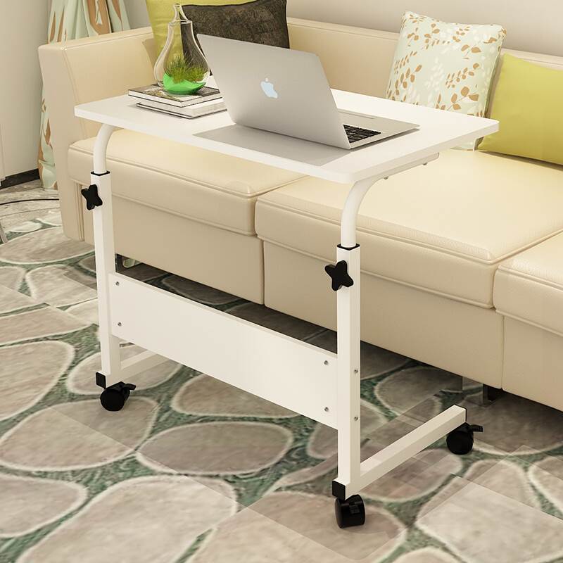 新品海洋卫士床上笔记型电脑桌书桌简易懒人升降移动小桌子 古橡