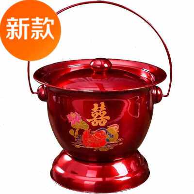 极速厂促爆品2021尿桶怀旧用品加厚室内提手简易痰盂罐搪瓷婚礼起