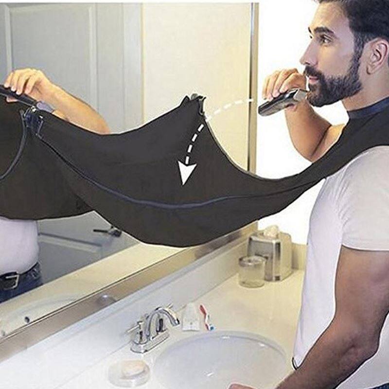 New Male Beard Shaving Apron Care Clean Hair Adult Bibs Sha