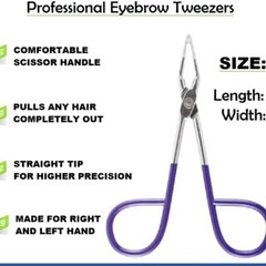 PROFESSIONAL Salon TWEEZERS with Easy Scissor Handle  The BE