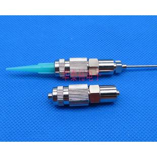 金属双公鲁尔接头注射器点胶针头对接针头连接对接内螺纹转接头