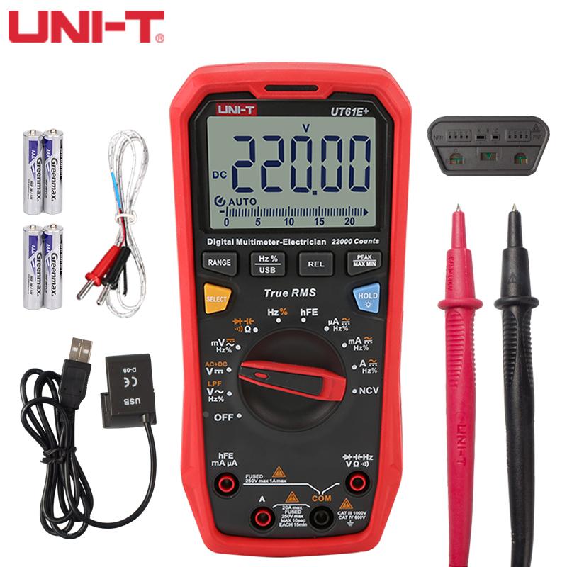 优利德万用表手自一体专业级万能表多功能高精度带数据传输UT61B+