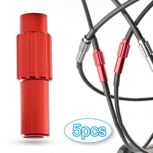 极速5Pcs Inline Cable  Adapter Anti-rust Reliable Bike Parts