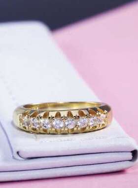 极速Huitan High Quality Office Lady Accessories Rings Golden