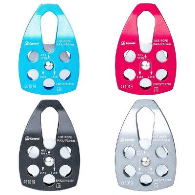 30KN Mountaineering Climbing Rock Pulley Wire Cable Trolley