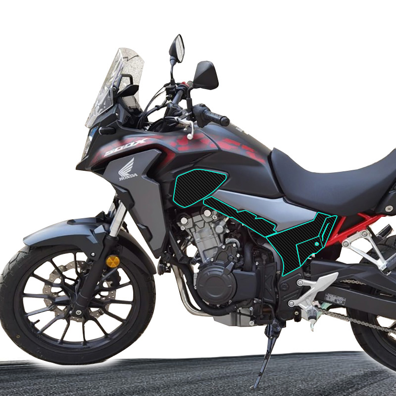 适用本田CB400X贴纸碳纤维保护贴漆面外壳车衣膜防水防刮车身改装