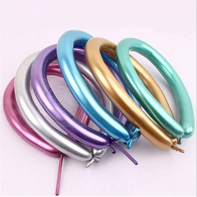 。Metal texture magic balloon strip performance BALLOON Birt