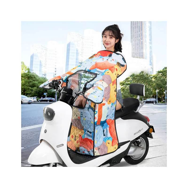 电单车挡风罩亲子挡风被踏板摩托车电动车电瓶车夏季新款风挡防晒