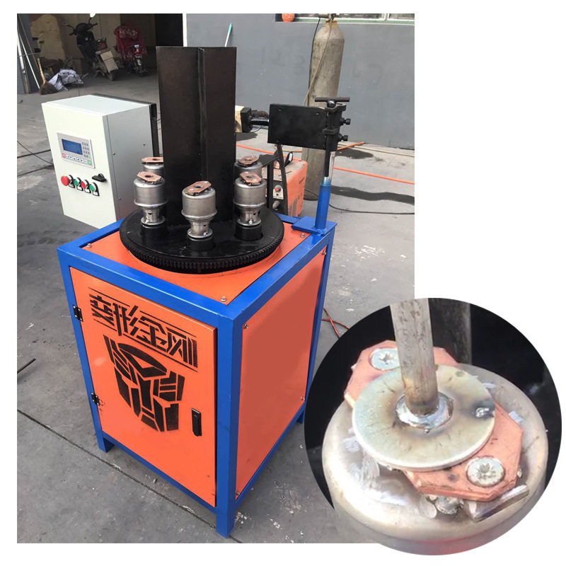 卡片式三段防水片焊接制作机 止水片焊接设备六工位止水螺栓焊机