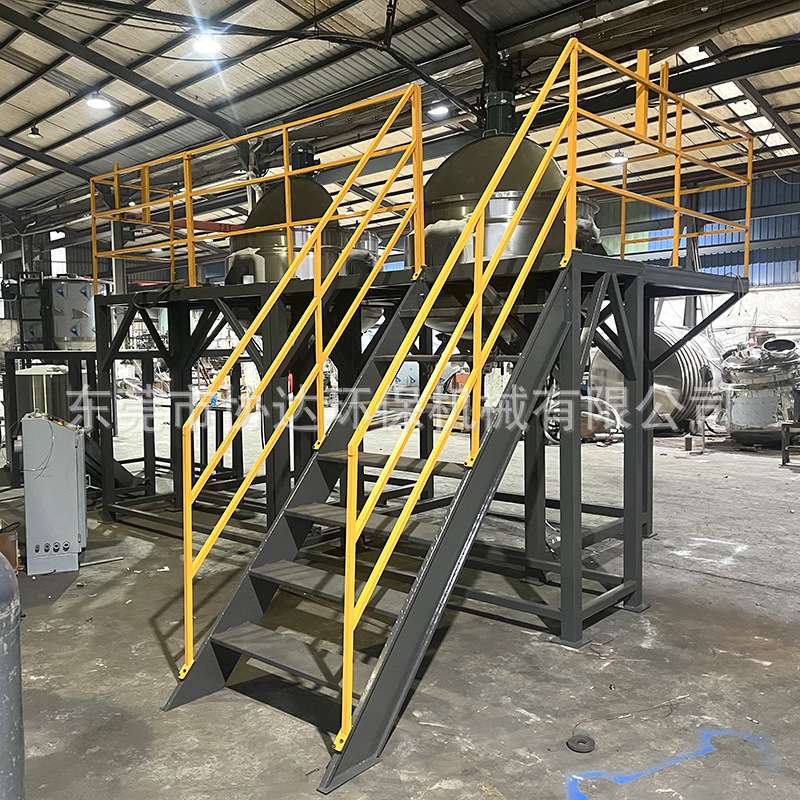 胶水加热恒温调配罐 1000LAB胶搅拌机 不锈钢液洗锅配套加料平台