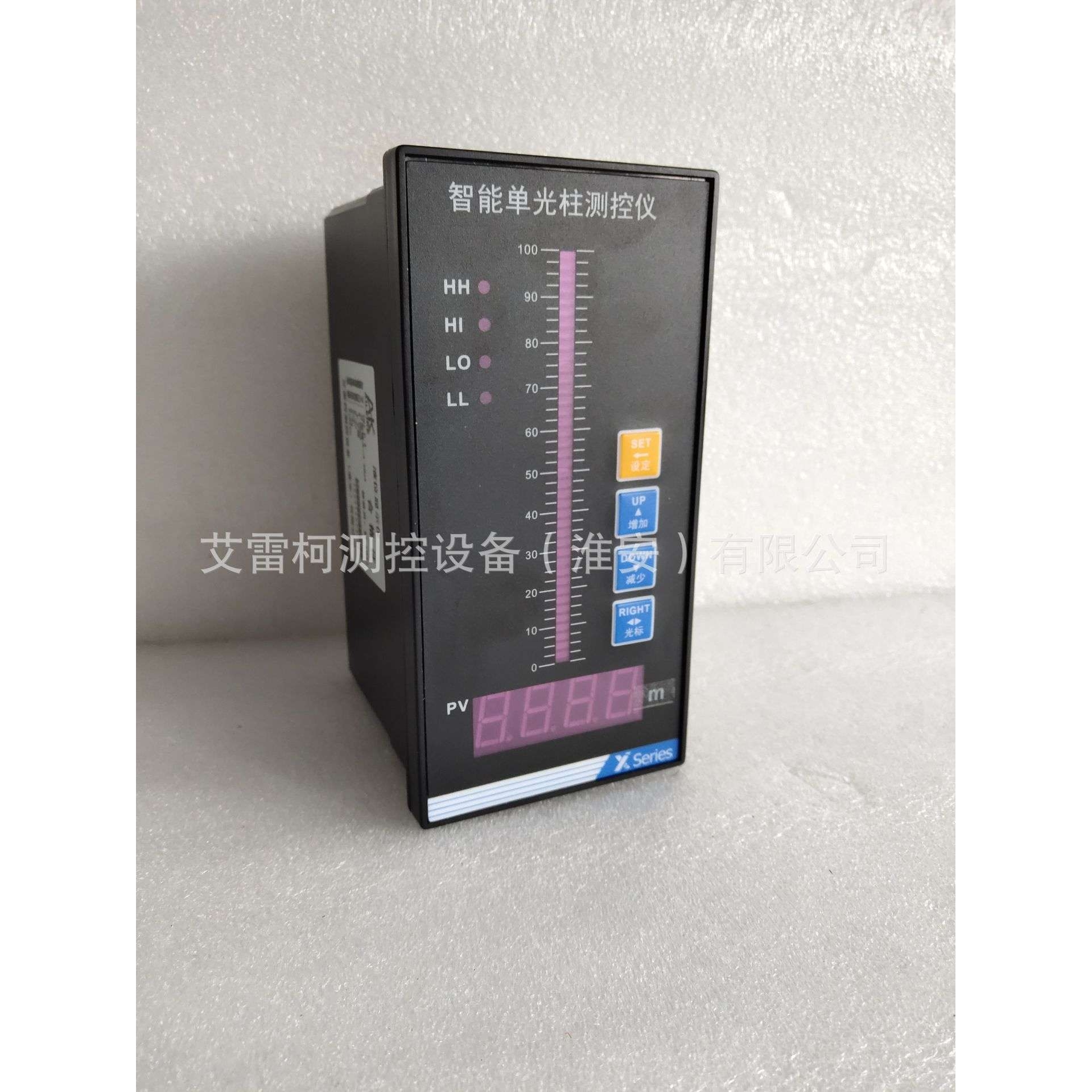智能单光柱测试仪Xseries液位显示监控检测器水位控制表series