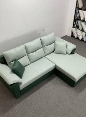 轻转奢组合沙发床可折BK016叠多功能带储物角厅科技布卧客室小户