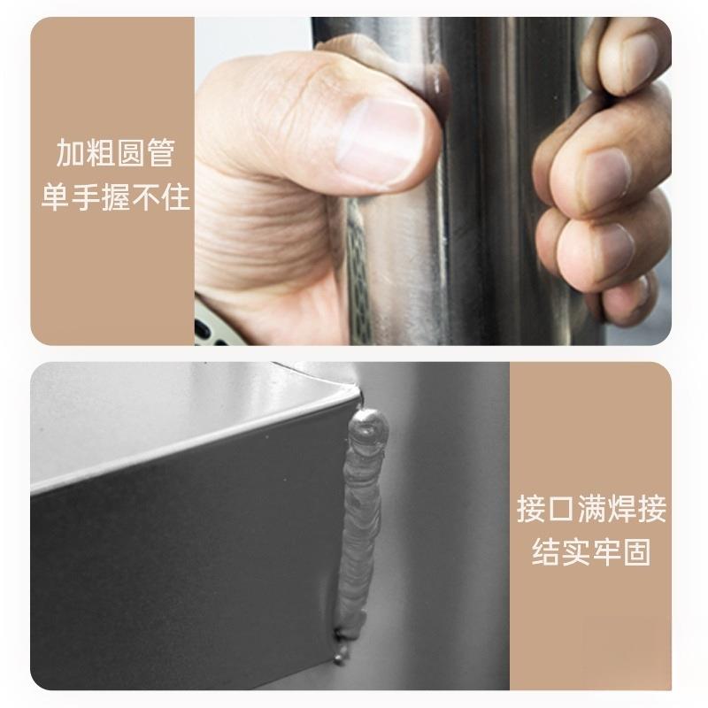 304不锈折叠桌腿餐脚IKF架钢户外圆台桌台支架加厚金属饭圆桌桌腿