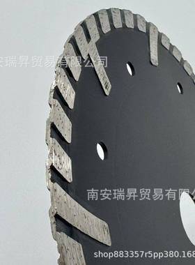 跨境片金刚石花岗岩护齿长条波磨纹石锯片大理开槽角机云OMB石机