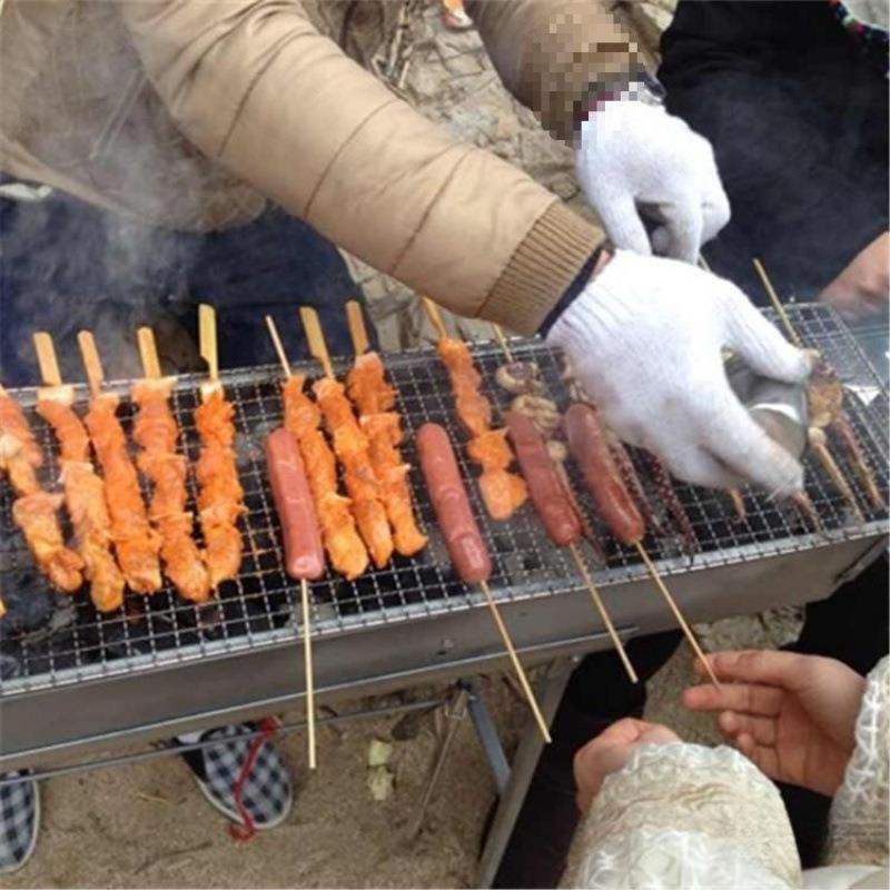 烧烤架摆摊烧炉商用XJJ夜烤宵摊户外木烧烤大炉子号碳加厚烧烤套