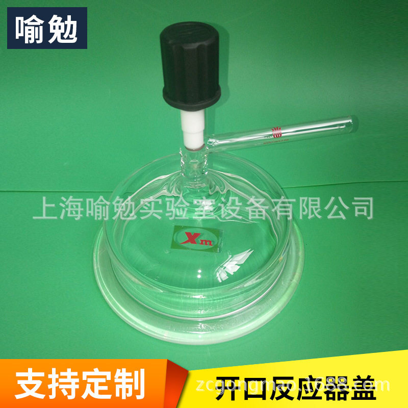 厂家直销玻璃仪器开口反应器盖