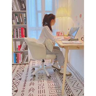 直播播习用女ZZH生电脑椅家用简约主桌椅子学靠书背凳子学生宿舍