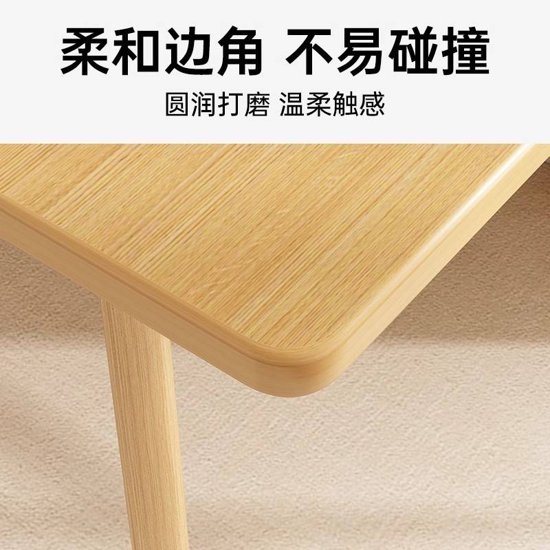 折叠餐桌家用小户型可伸缩不占空间实木腿多功能桌椅组合吃饭桌子