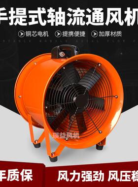 CTF5-2手提式尘降温除功防防油轴52448流风机大率22潮00W风量1500