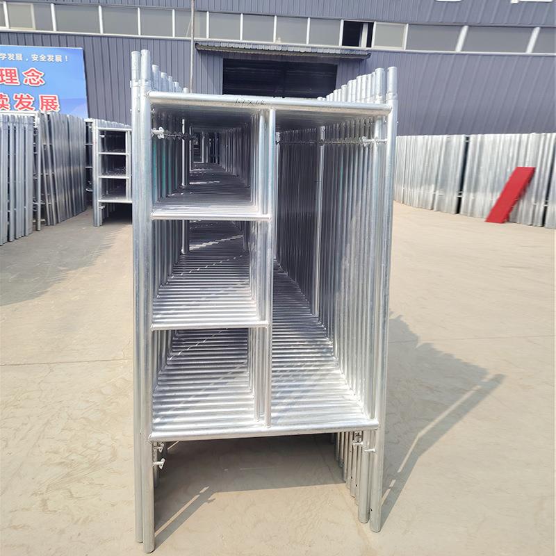 现热镀锌手CQV架移动货脚脚手架门式架活架全套手脚架梯式脚手动