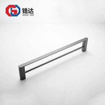 GDZY302墙卫304不锈钢毛巾杆加打孔毛巾架厚浴室单杆双杆生间上浴