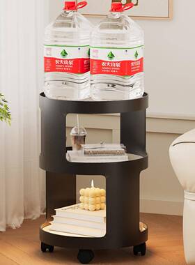 奶油风客厅现代简约储茶几边几卧室床61894头柜角发几移动物收纳