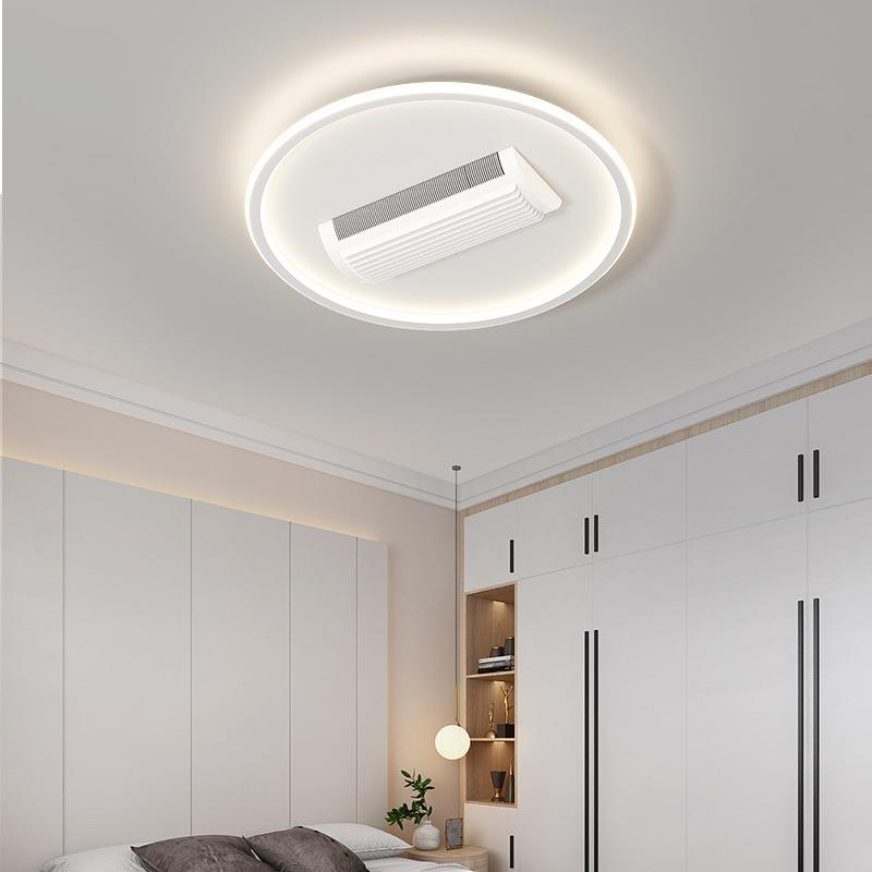 无叶客厅扇灯光谱护眼智能扇LMD具灯隐风形电风扇吸吊顶灯屋套餐