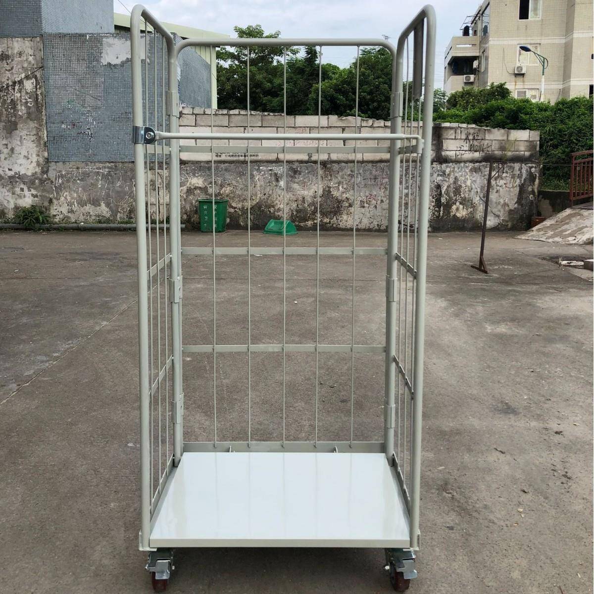 源头厂家多尺寸U流型车物流JPH台车快递物载周转货镀锌物流网格笼