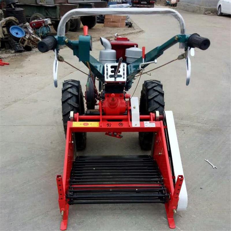 家土豆获机手扶式自动用VOJ筛土红薯收获机物根茎作收花生大蒜挖