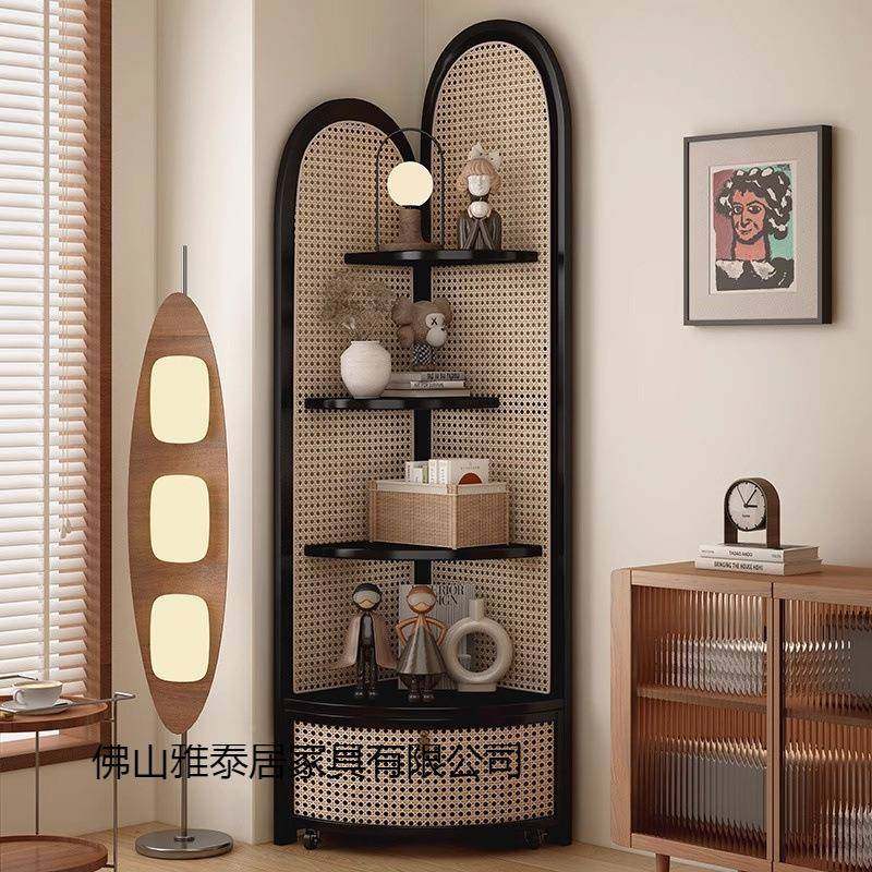 复层古实木三转角柜藤编墙客厅多角收纳柜书房收纳置物卧室拐HC-Z,畜牧/养殖物资,特种养殖设备,淘宝优惠券,粉丝福利购,淘宝优惠卷